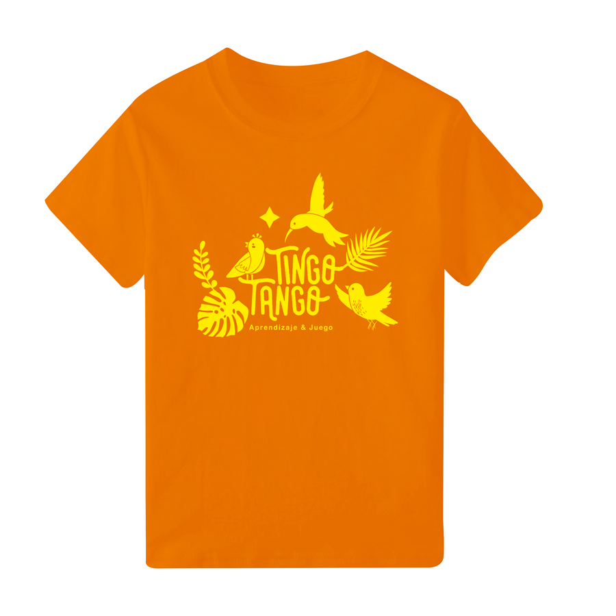 Camiseta Tingo Tango Naranja – Amarillo