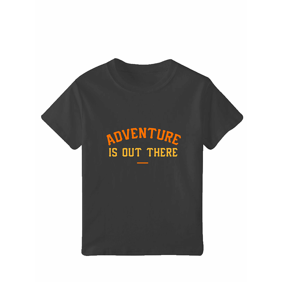 Camiseta Gris Oscuro Adventure is out there